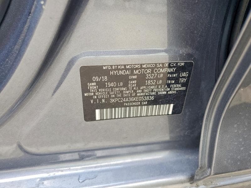 2019 HYUNDAI ACCENT SEL 12