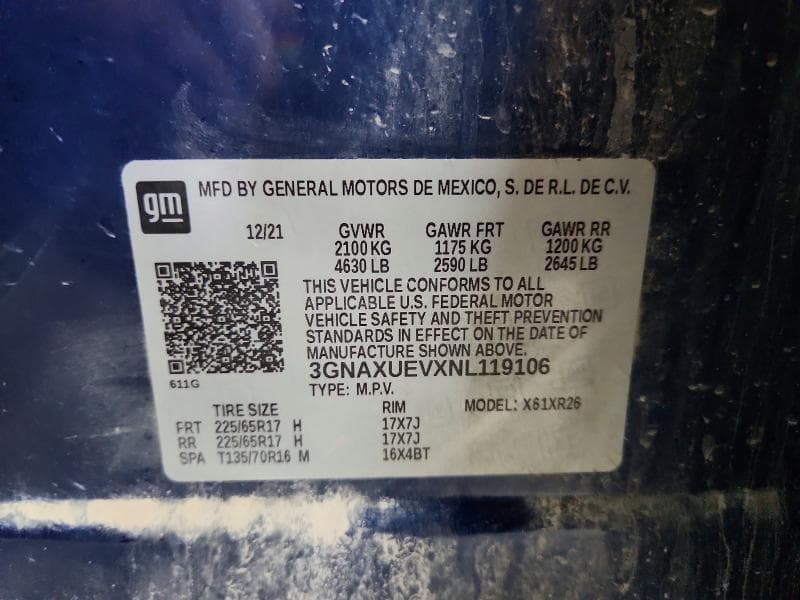 2022 CHEVROLET EQUINOX LT 13