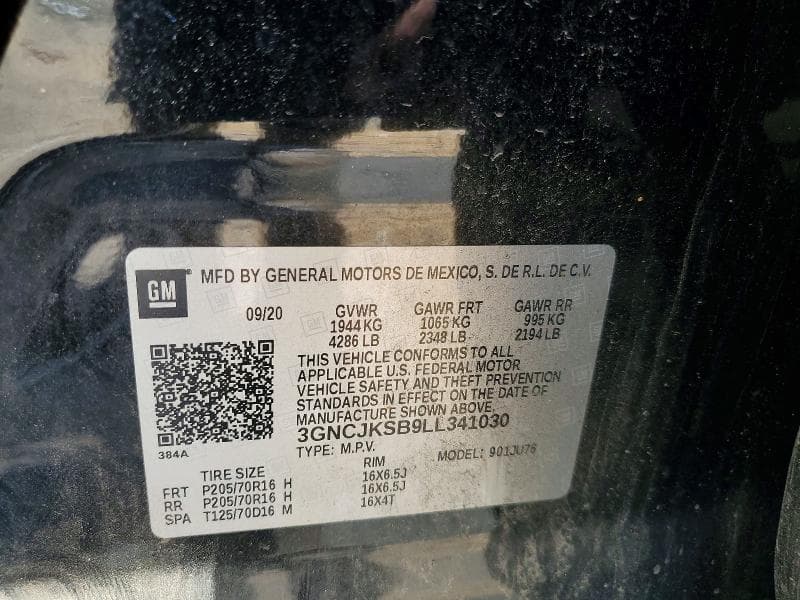 2020 CHEVROLET TRAX LS 14