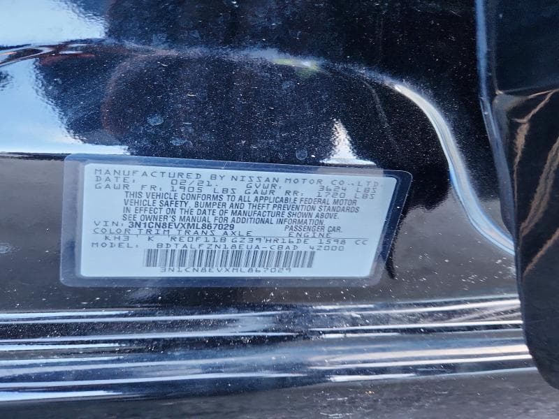 2021 NISSAN VERSA SV 12