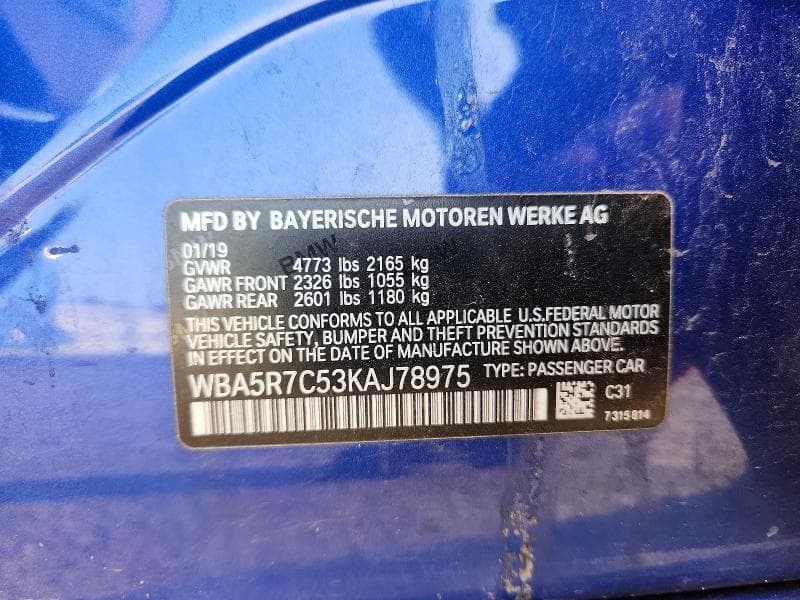 2019 BMW 330XI 12