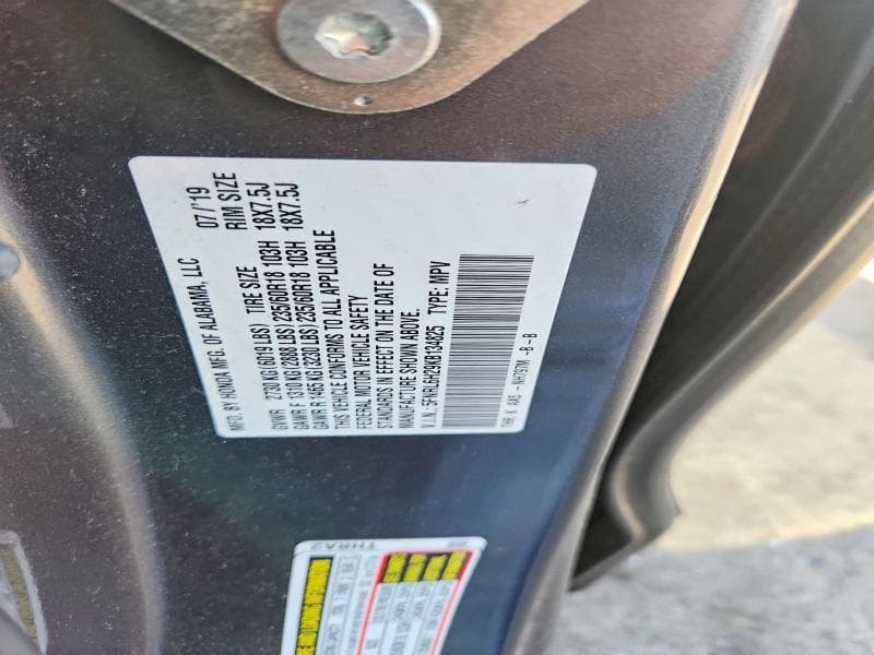 2019 HONDA ODESSEY 13