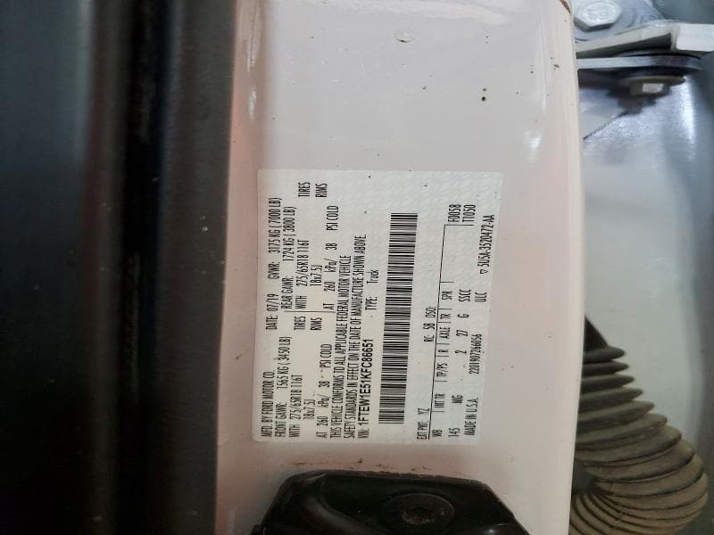 2019 FORD F150 SUPERCREW 12