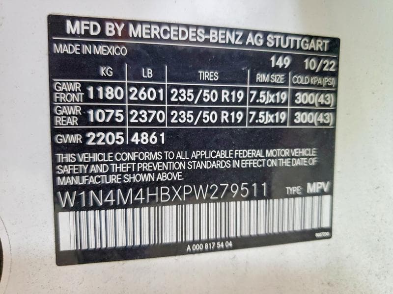 2023 MERCEDES-BENZ GLB 250 4MATIC 14