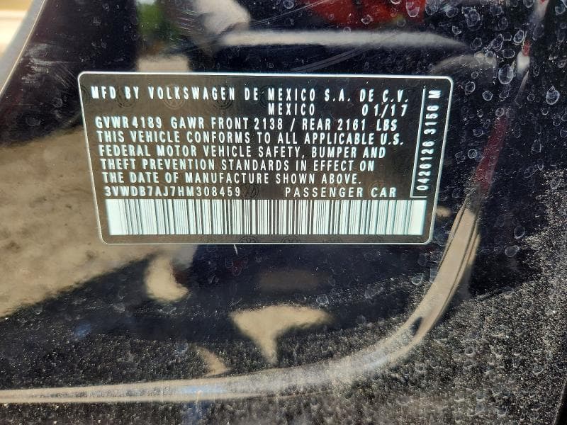 2017 VOLKSWAGEN JETTA SE 12