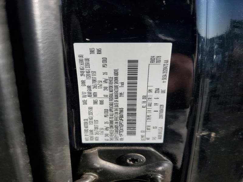 2018 FORD F150 SUPER CAB 12