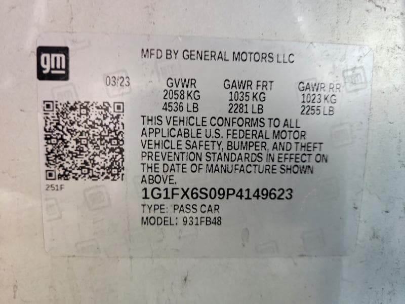 2023 CHEVROLET BOLT EV 2LT 13