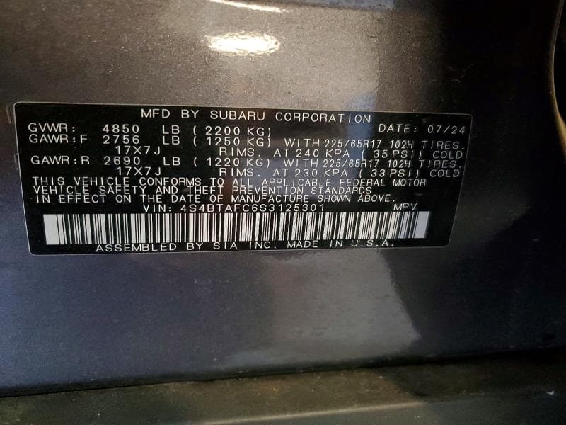 2025 SUBARU OUTBACK PREMIUM 13