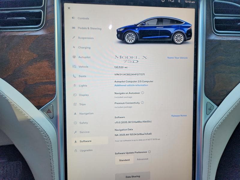 2017 TESLA MODEL X 9