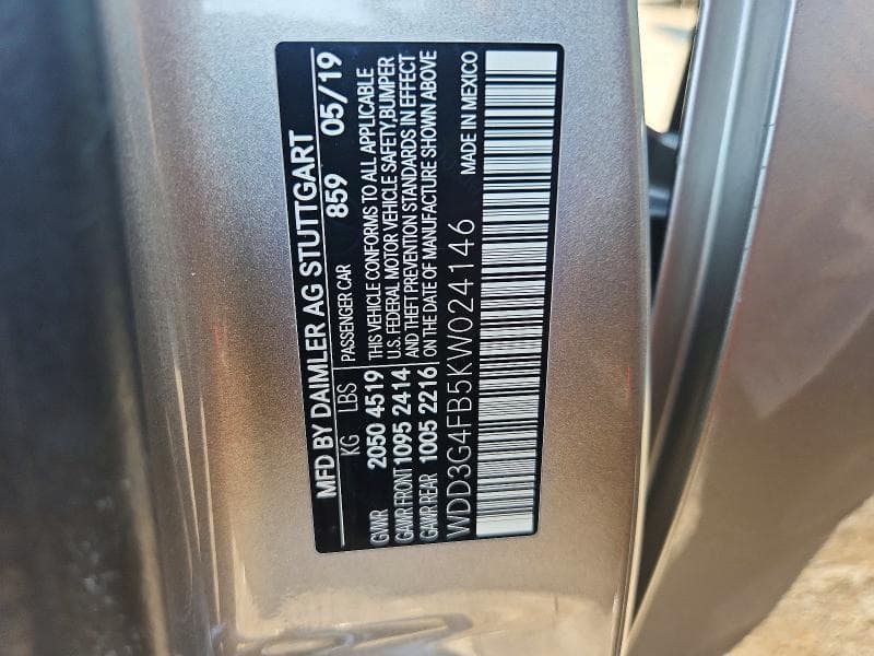 2019 MERCEDES-BENZ A 220 4MATIC 12