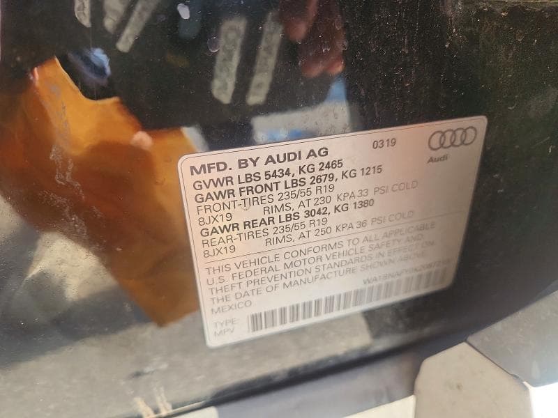 2019 AUDI Q5 PREMIUM PLUS 12