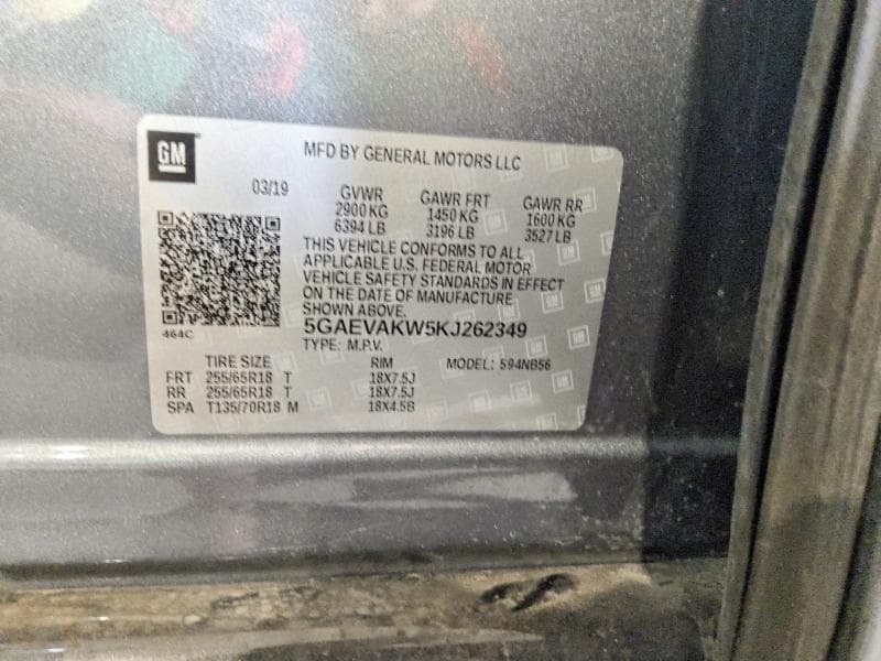 2019 BUICK ENCLAVE ESSENCE 13