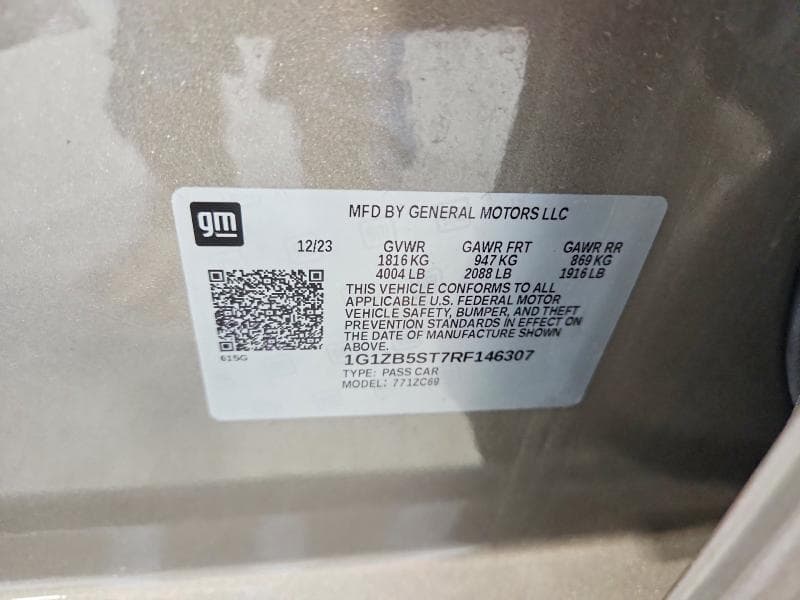 2024 CHEVROLET MALIBU LS 12