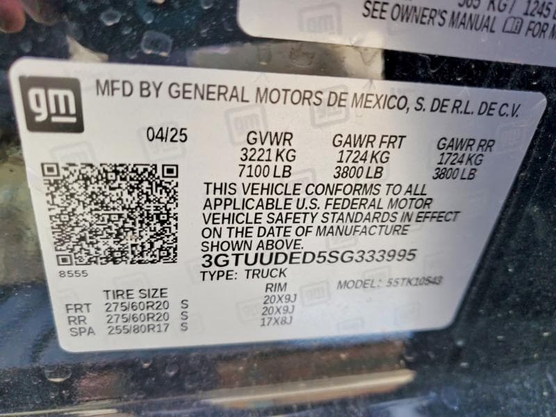 2025 GMC SIERRA K1500 SLT 12