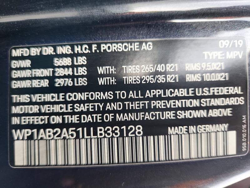 2020 PORSCHE MACAN S 13