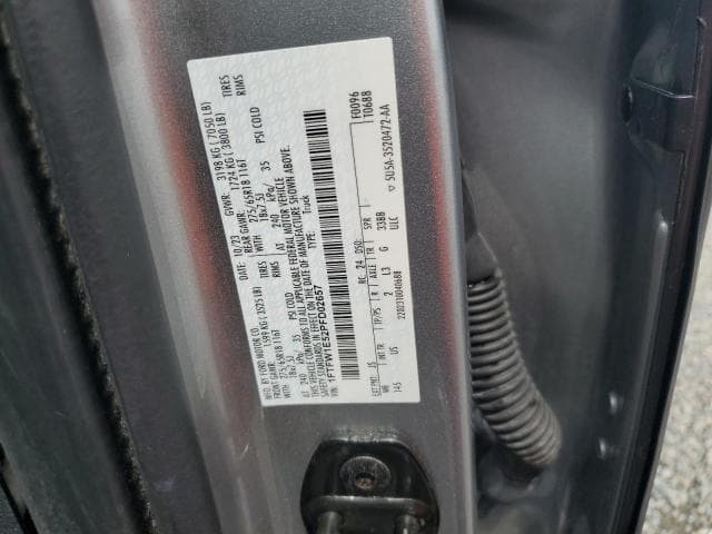 2023 FORD F150 SUPERCREW 12