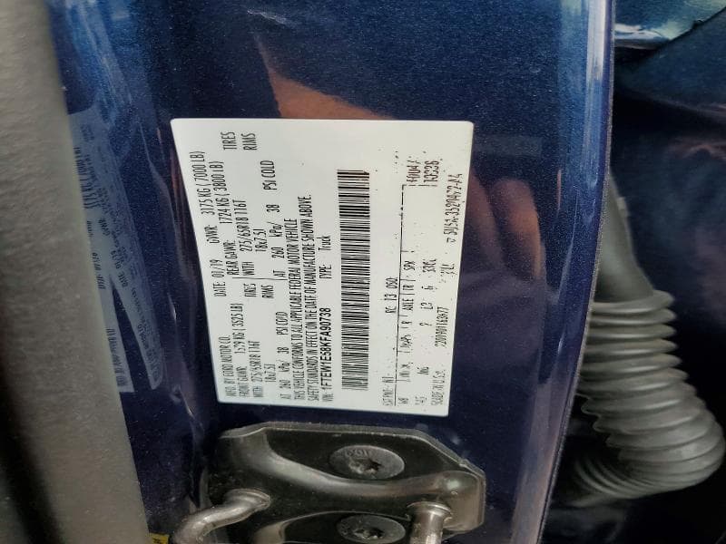 2019 FORD F150 SUPERCREW 12
