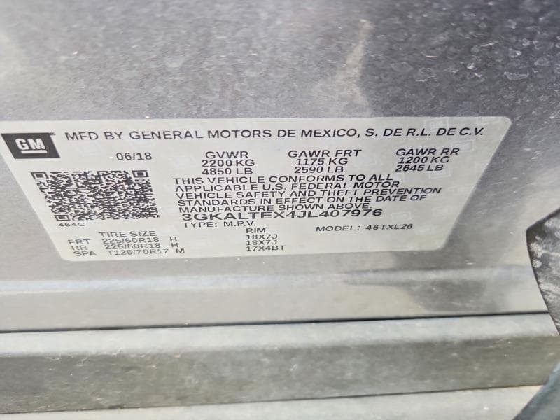 2018 GMC TERRAIN SLE 13