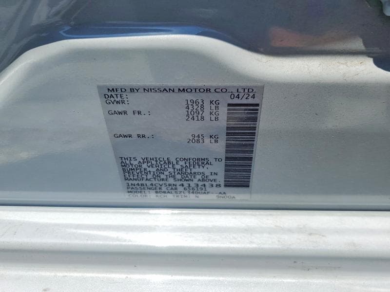 2024 NISSAN ALTIMA SR 13
