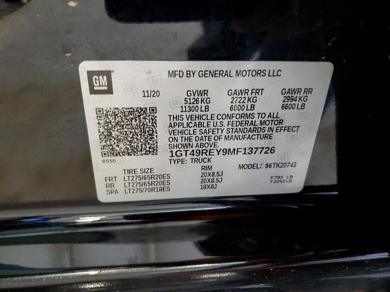 2021 GMC SIERRA K2500 DENALI 12