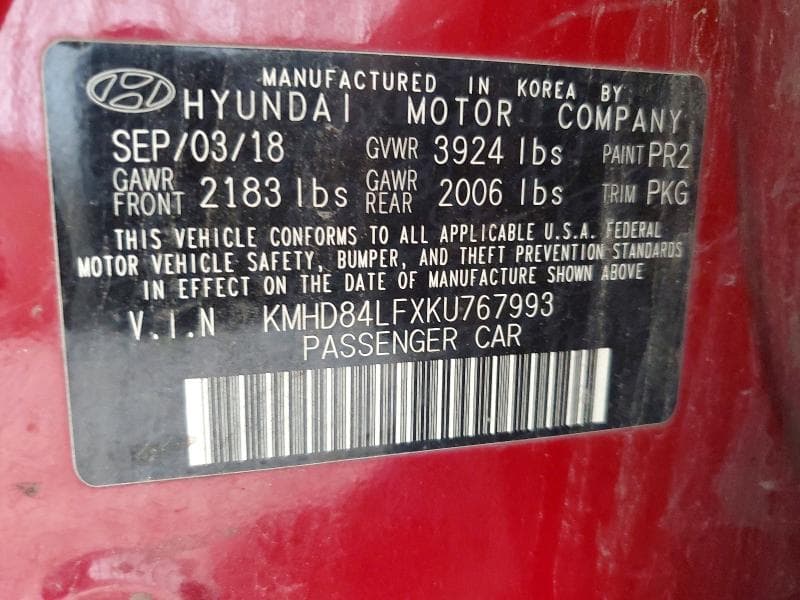 2019 HYUNDAI ELANTRA SEL 12