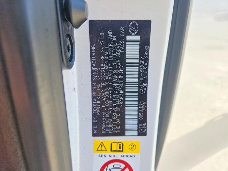 2019 LEXUS ES 300H 12