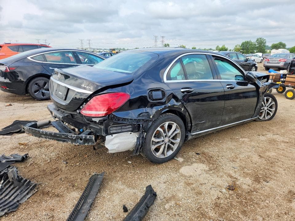 2017 MERCEDES-BENZ C 300 4MATIC 300 4MATIC 6