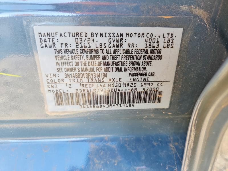 2024 NISSAN SENTRA SR 12