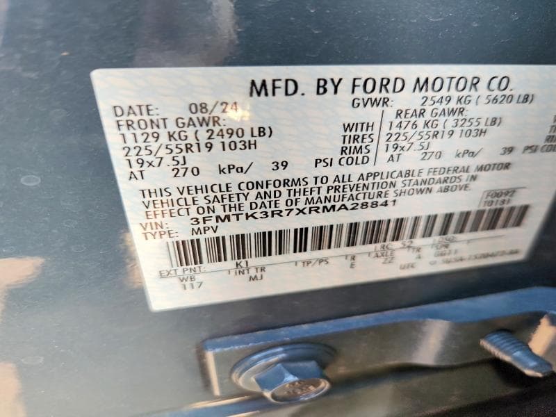 2024 FORD MUSTANG MACH-E PREMIUM 12