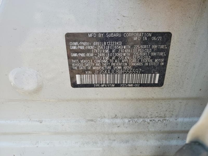 2021 SUBARU FORESTER PREMIUM 14
