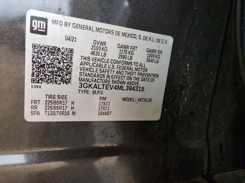 2021 GMC TERRAIN SLE 13