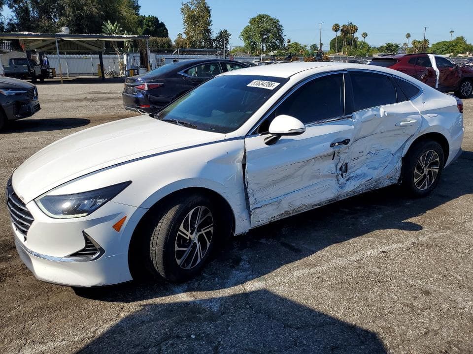 2021 HYUNDAI SONATA HYBRID BLUE - 1