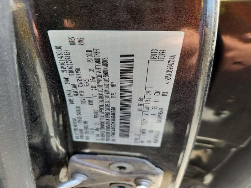 2018 FORD ESCAPE SE 14