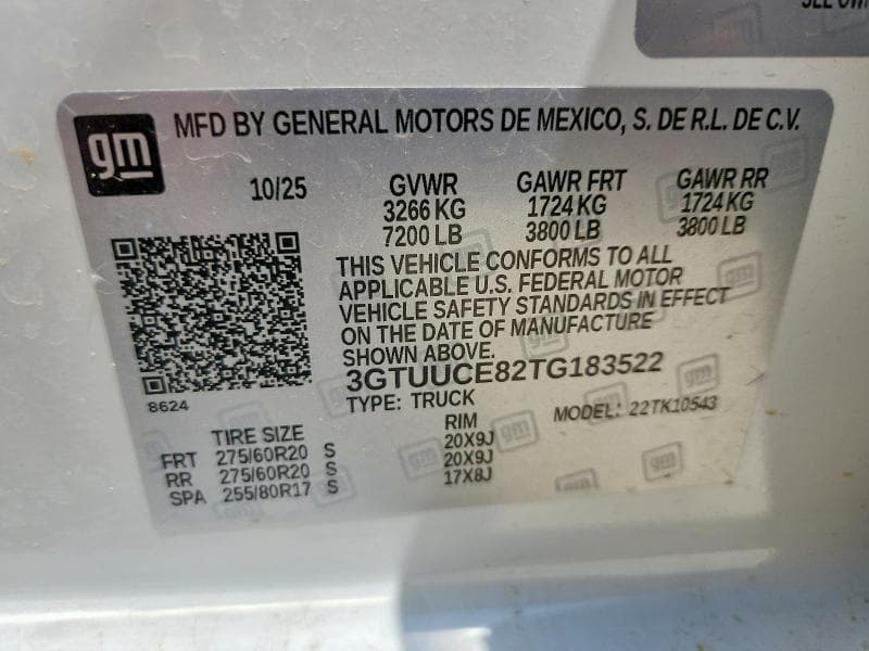 2026 GMC SIERRA K1500 ELEVATION 12