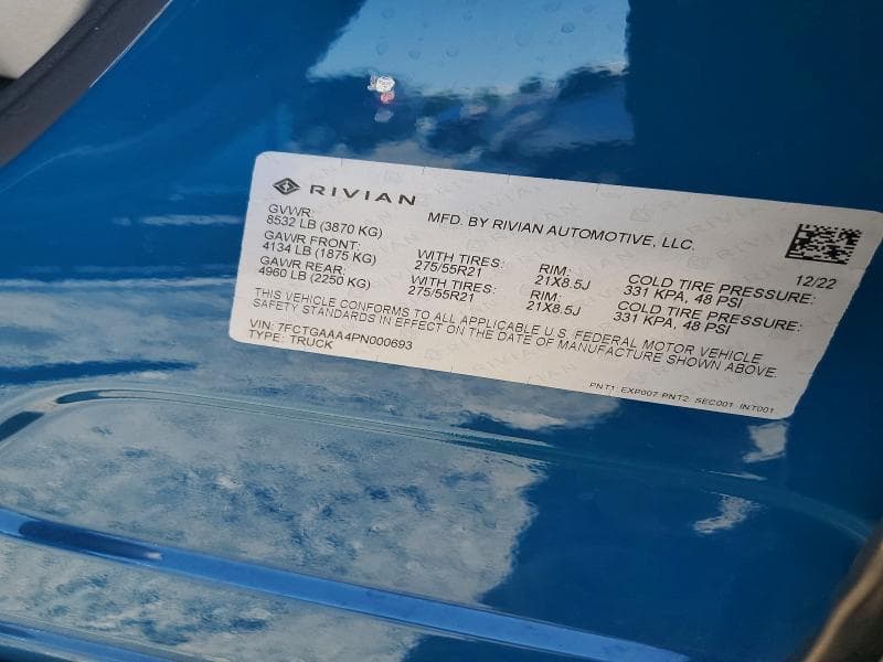 2023 RIVIAN R1T ADVENTURE 12