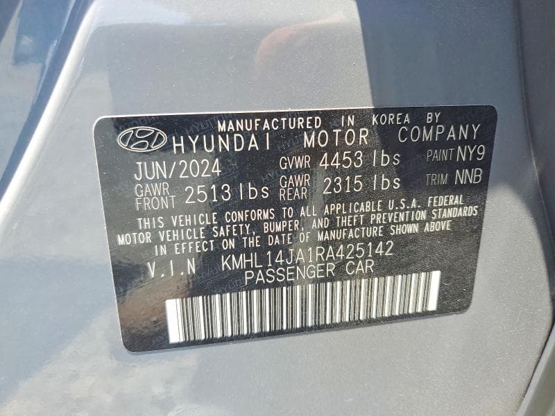 2024 HYUNDAI SONATA SEL 12