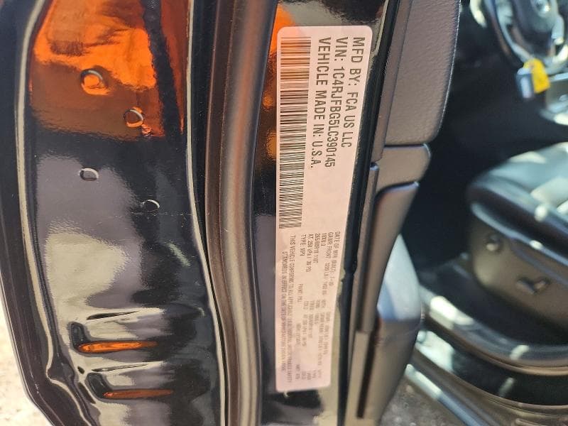 2020 JEEP GRAND CHEROKEE LIMITED 12
