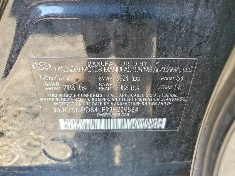 2018 HYUNDAI ELANTRA SEL 12