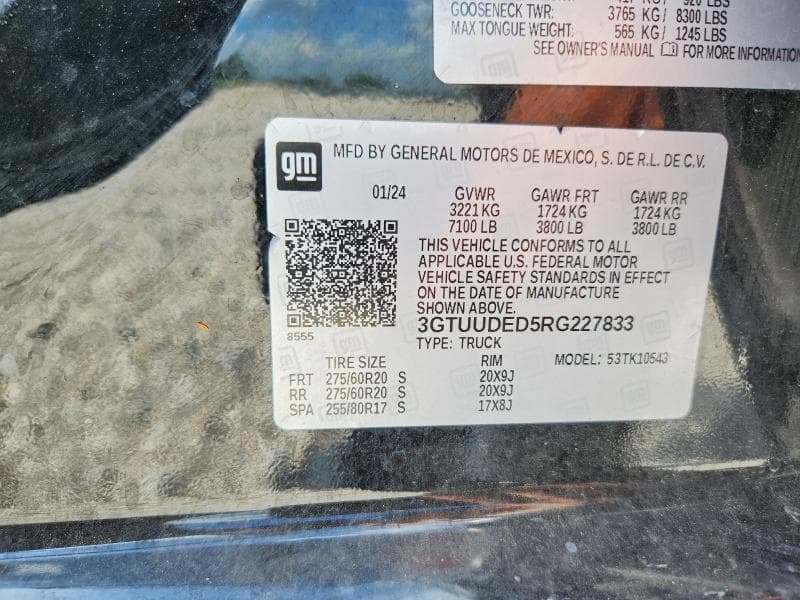 2024 GMC SIERRA K1500 SLT 12