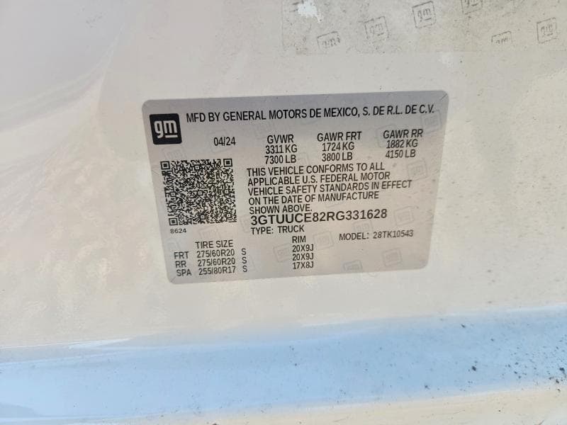 2024 GMC SIERRA K1500 ELEVATION 12