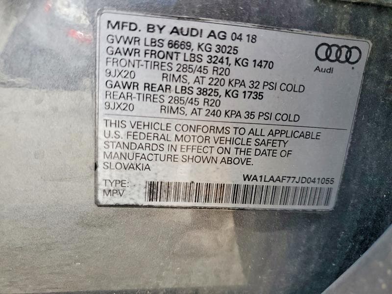 2018 AUDI Q7 PREMIUM PLUS 13