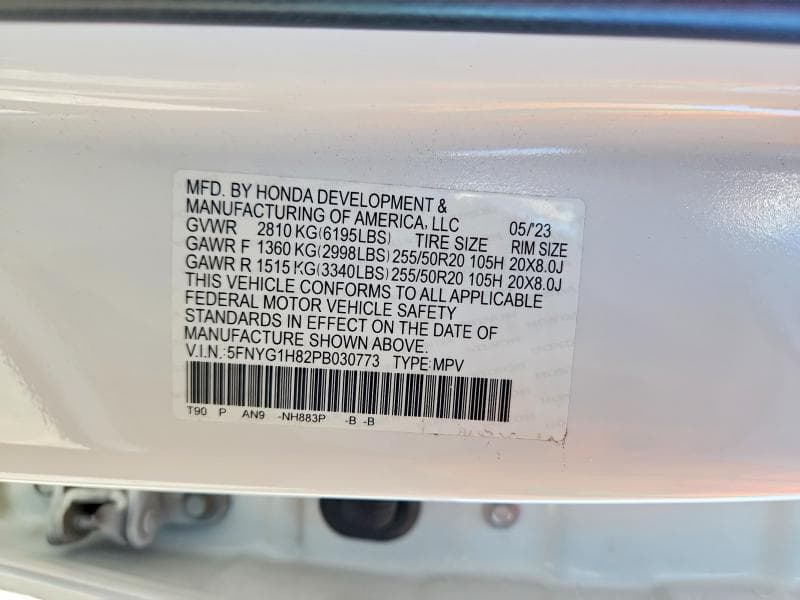 2023 HONDA PILOT ELITE 13