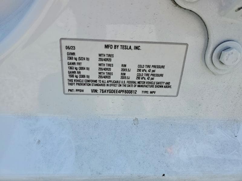 2023 TESLA MODEL Y 12