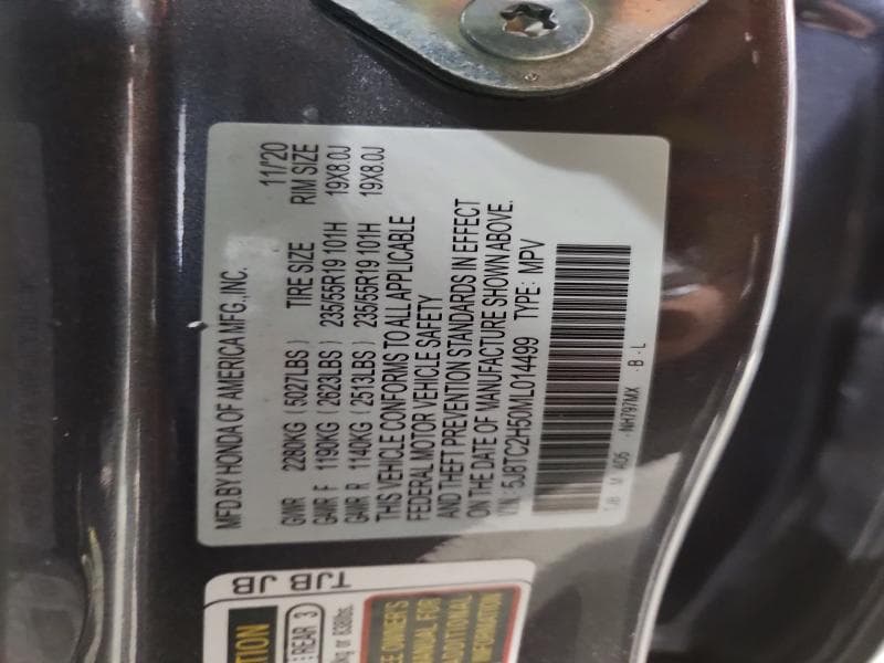 2021 ACURA RDX TECHNOLOGY 13
