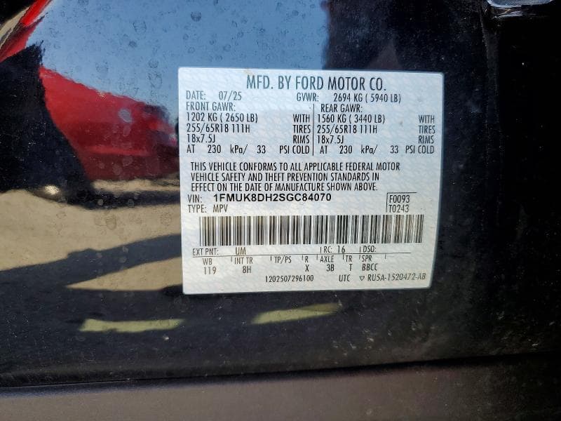 2025 FORD EXPLORER ACTIVE 12