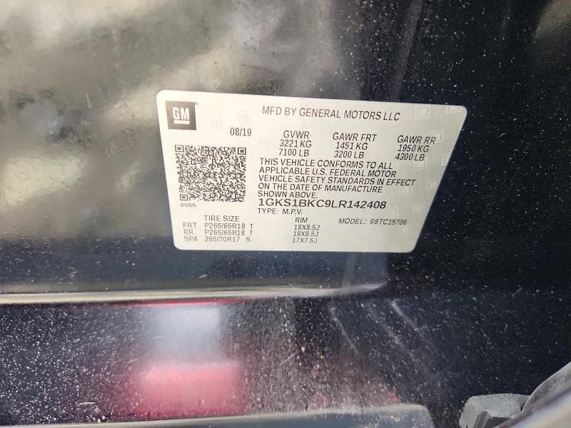 2020 GMC YUKON SLT 12