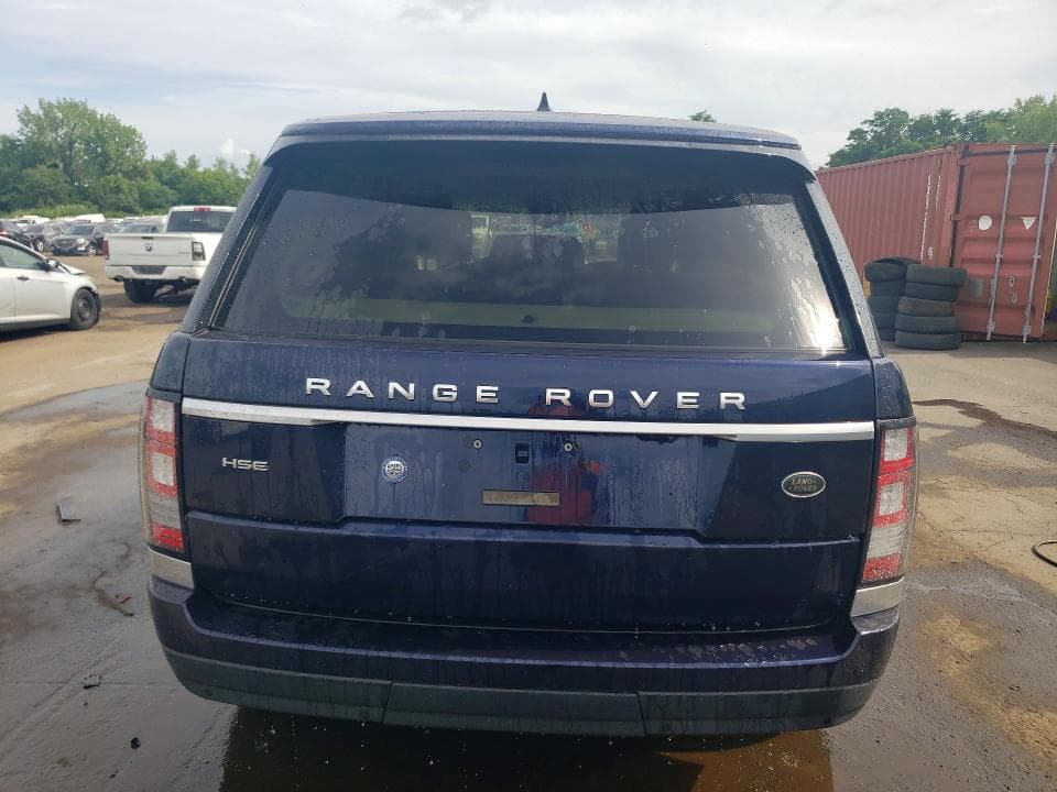 2017 LAND ROVER RANGE ROVER HSE 6