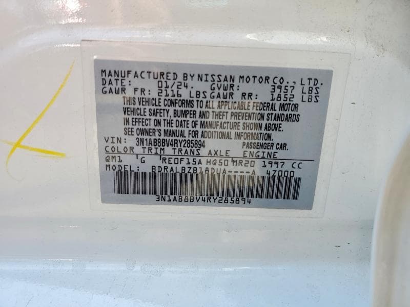 2024 NISSAN SENTRA S 13