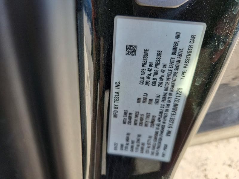 2022 TESLA MODEL 3 12