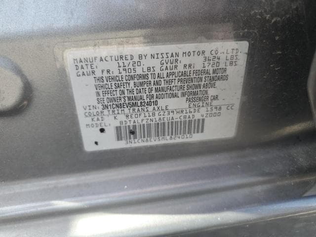 2021 NISSAN VERSA SV 13